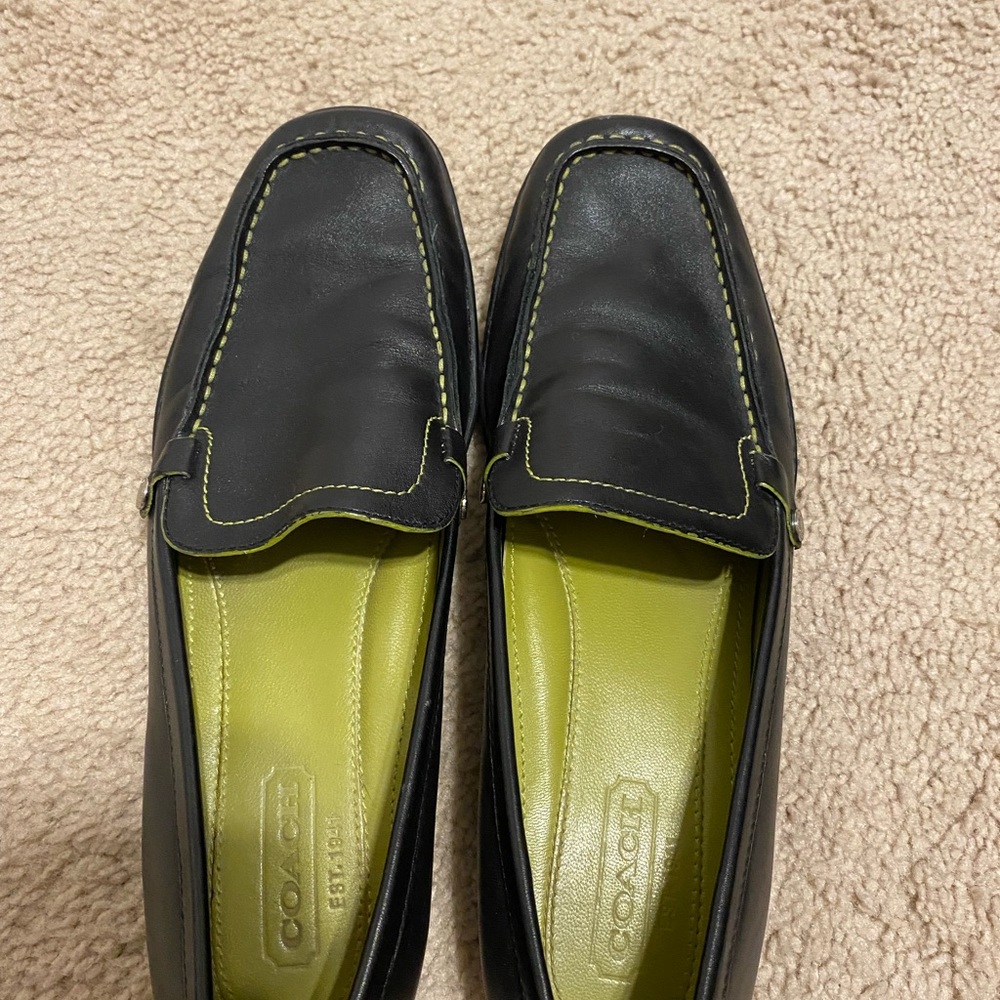 Coach Loafers Navy Blue